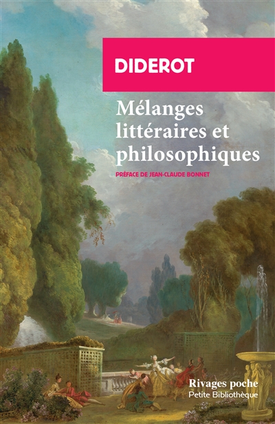 Mélanges littéraires et philosophiques - Diderot, Denis (1713-1784), philosophe