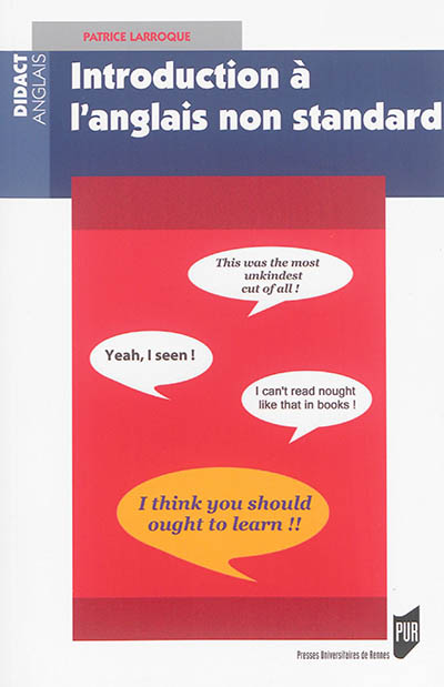 Introduction à l'anglais non standard - Larroque, Patrice (1953-....)